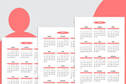 2023-2024-2025-2026-2027 Calendar, a Stationery Template by MNT-Creator (Thumbnail 2 of 3)