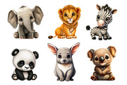 Сute animals, an Object Graphic by ViсkyArtDesign (Thumbnail 2 of 6)