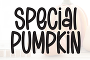 Special Pumpkin | Script Font, a Script Font by Scratchones (Thumbnail 1 of 8)