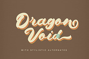 Dragonvoid a Bold & Retro Script, a Script Font by Lettertype Studio (Thumbnail 2 of 17)