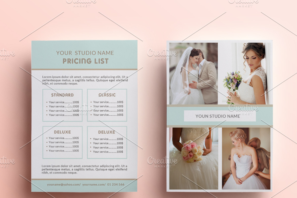 Photography pricing guide, a Brochure Template by annago (Photo 2 of 3)