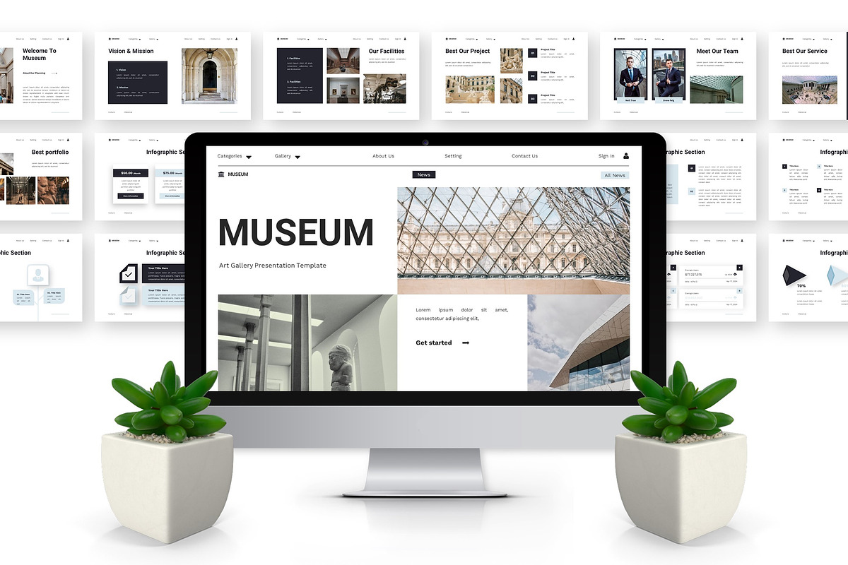 Museum - Art Gallery Keynote preview 2
