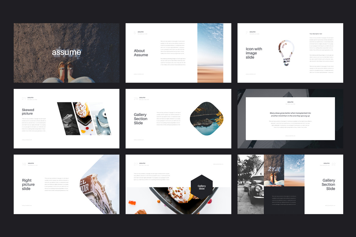Assume Google Slides Template, a Presentation Template by Vladislav ...