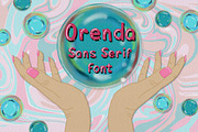 Orenda Sans Serif Font, a Sans Serif Font by Kimber Shook (Thumbnail 1 of 5)