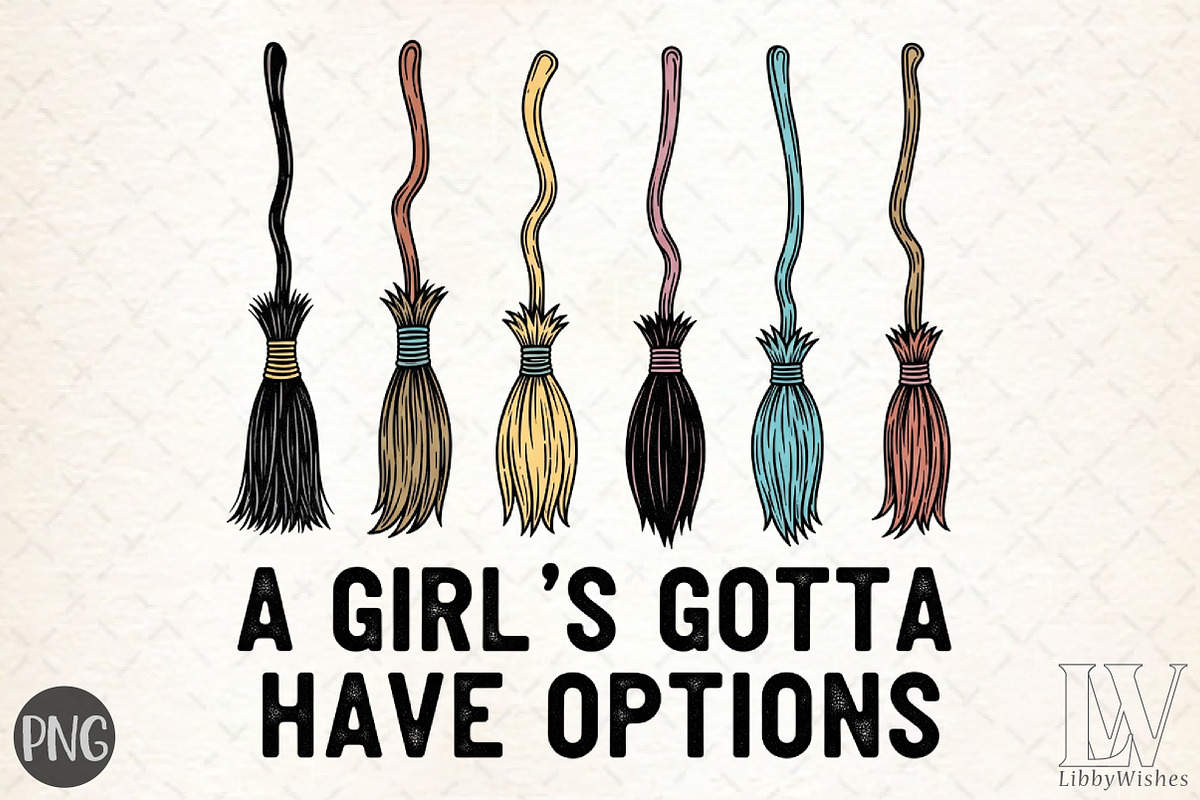 A Girl's Gotta Have Options Witch PN, an Illustration by Libby Wishes (Photo 1 of 6)