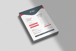 Corporate Invoice Template Design