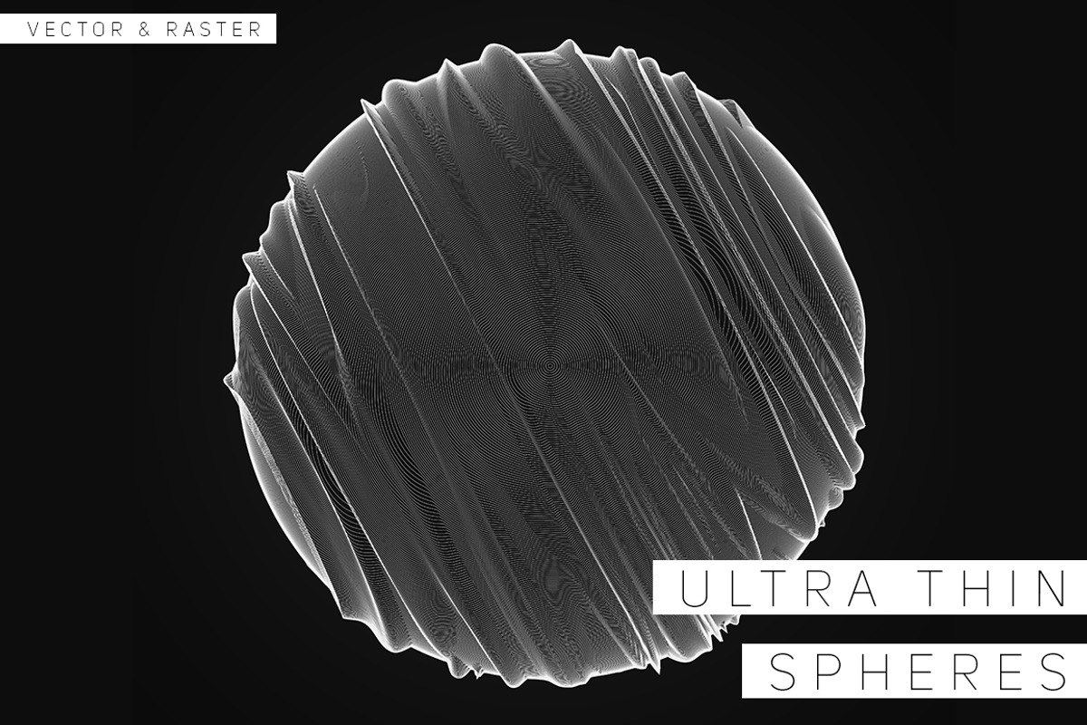 Ultra Thin Spheres 2, an Object Graphic by GarryKillian (Photo 1 of 12)