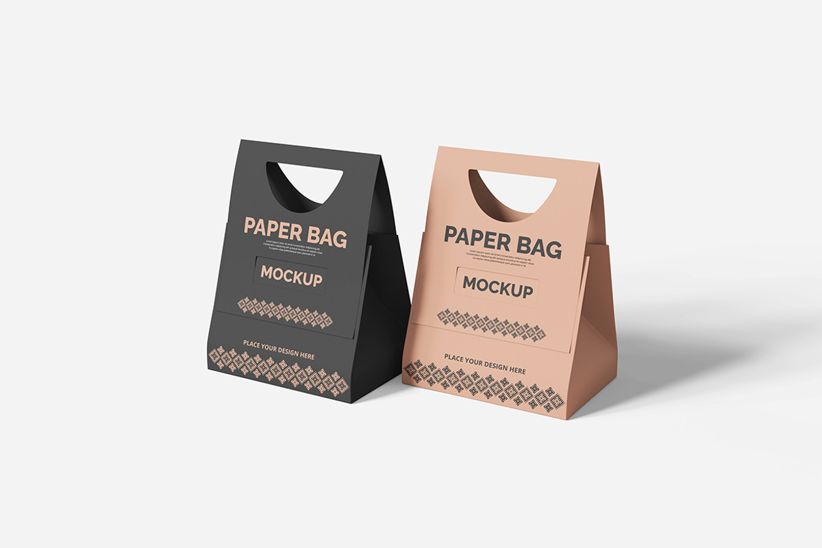 Paper Bag Mockup, a Product Mockup by bimockup (Photo 4 of 6)