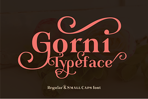 Gorni typeface