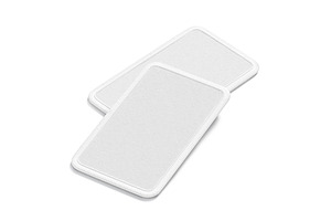 Stack White Rectangle Patch 3D Model