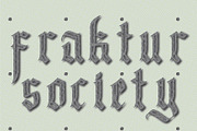 Fraktur Society, a Blackletter Font by cromatixclassroom (Thumbnail 8 of 9)