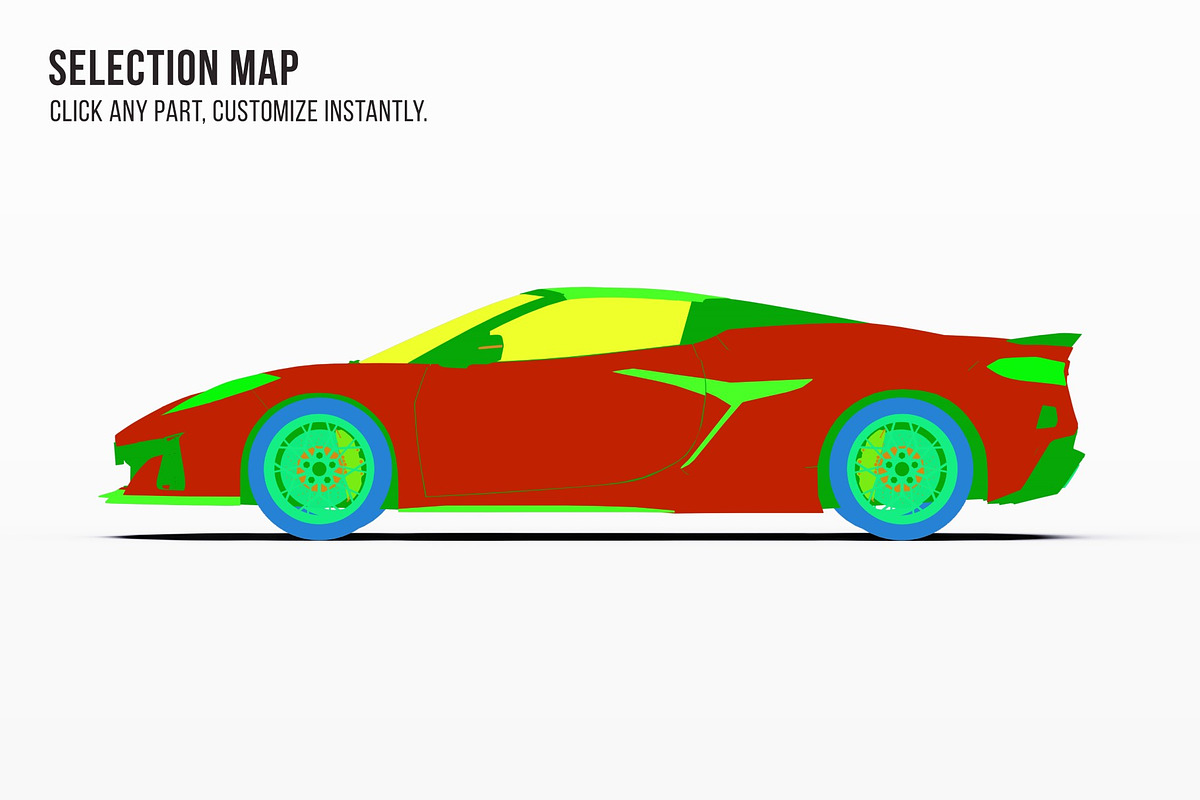 2026 Hyper Sport Convertible Set, an Advertising Mockup by Halal Graphic Studio (Photo 6 of 12)