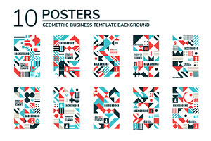 20 GEOMETRIC POSTERS & 70 SHAPES