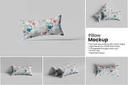 Pillow Mockup, a Product Mockup by Indah (Thumbnail 1 of 6)