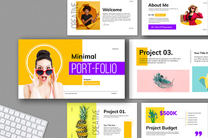 Bold and Bright Portfolio, a Presentation Template by Mighty-Slide
