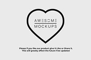 Macbook Workspace Mockups, an iPhone Mockup by Mockups & Illustrations (Thumbnail 9 of 9)