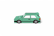 Car favor - 3d papercraft, a Print Template by PAPER amaze (Thumbnail 3 of 7)