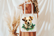 Watercolor Clipart - Christmas Dog, an Illustration by Libby Wishes (Thumbnail 6 of 6)