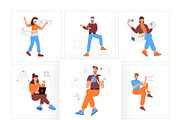 Technology Illustration Set, a Technology Illustration by Vectors Market (Thumbnail 4 of 5)