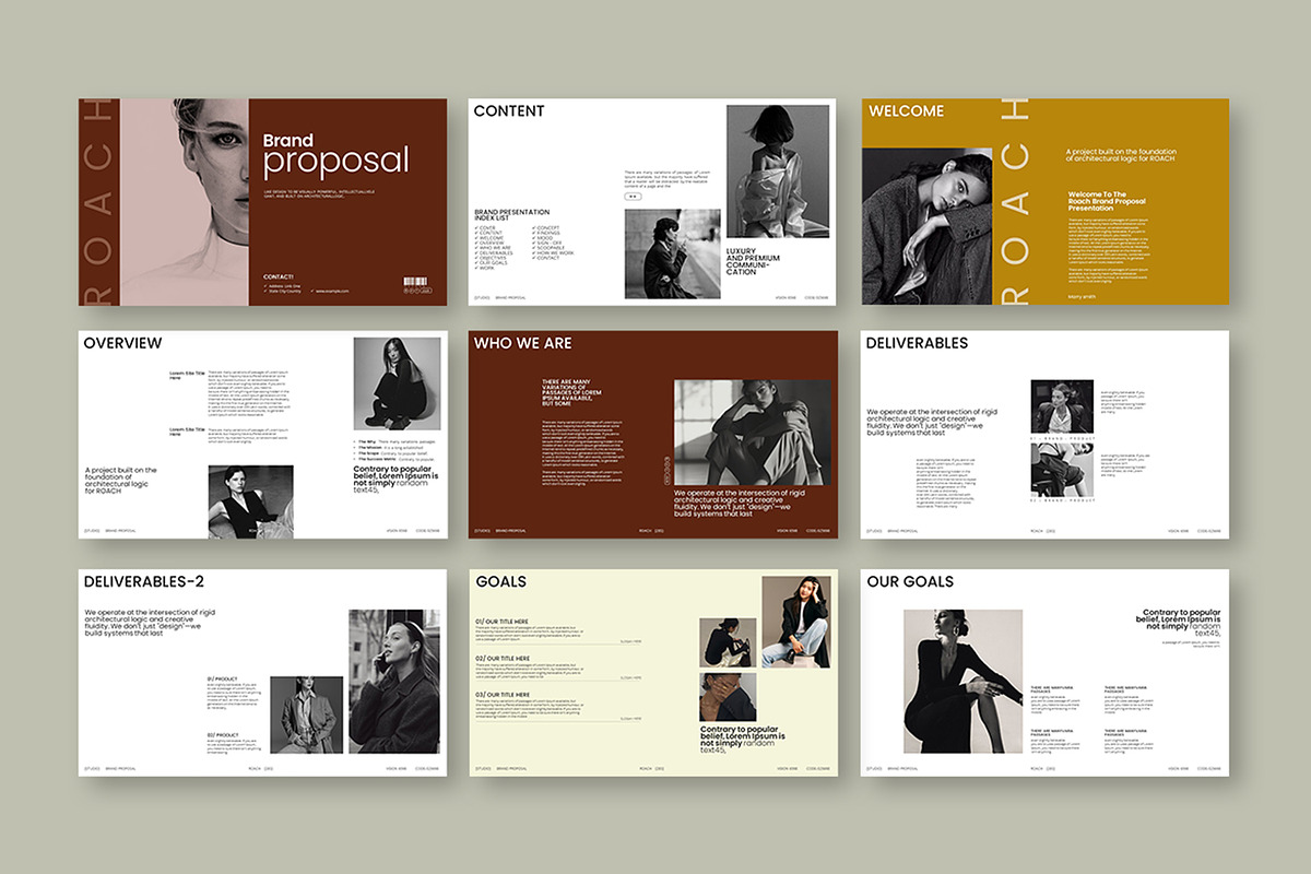 Brand Proposal Presentation Template, a Presentation Template by Slide_Genius1 (Photo 6 of 8)