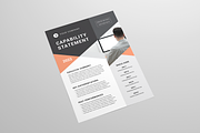 Capability Statement | Word & Indd, a Flyer Template by Leaflove (Thumbnail 3 of 5)