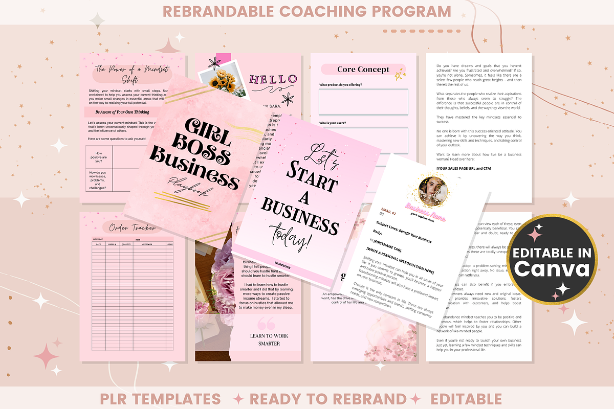 Mini Course for Female Life Coach, a Templates & Theme by bellaROSEworkshop (Photo 3 of 10)