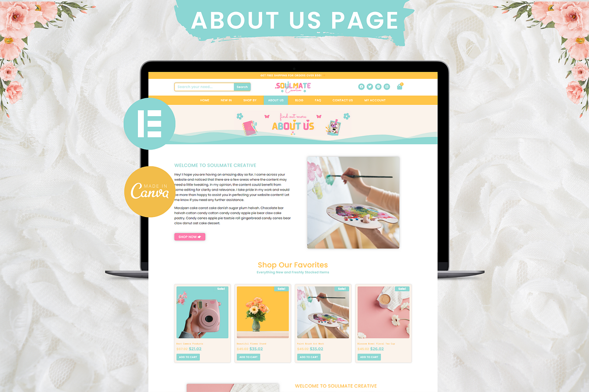 Soulmate Wordpress Elementor Theme, a WordPress Template by Websiteboy (Photo 2 of 9)
