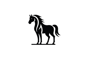 Modern Majestic Stallion Logo, a Branding & Logo Template by Vectorium Studio