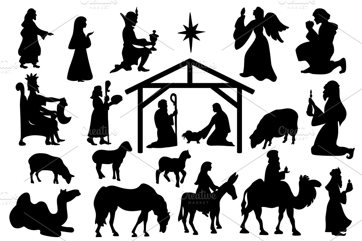 Birth of Christ. Mary and sheep., a Decorative Illustration by IvanFet (Photo 2 of 3)
