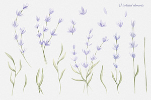 Watercolor Set Lavender