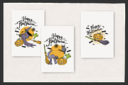 Vintage Hand Drawn Halloween, a Decorative Illustration by Barkova Nadya (Thumbnail 5 of 6)