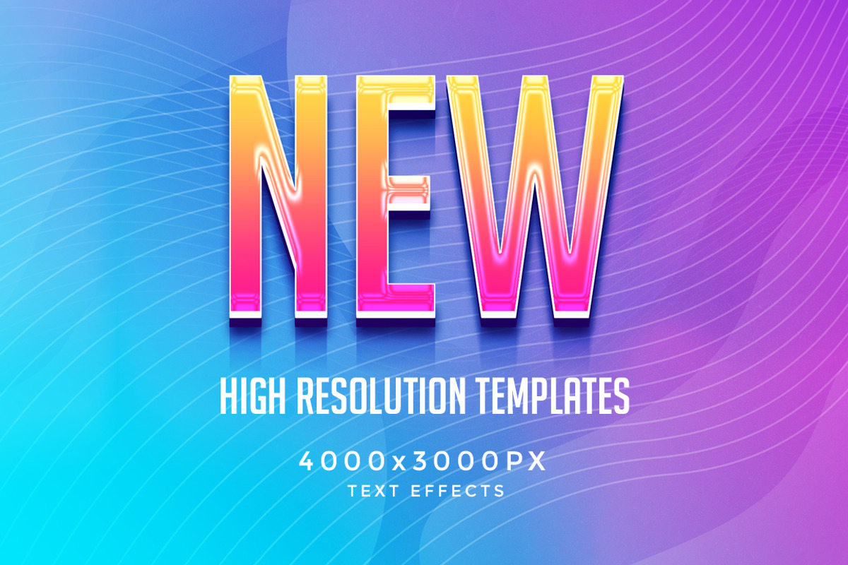3D Text Effects New Trends, a Layer Style Add-On by Graphicdome (Photo 2 of 17)