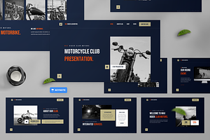 Maxrider - Motorcycle Club Keynote, a Presentation Template by Annora Studio