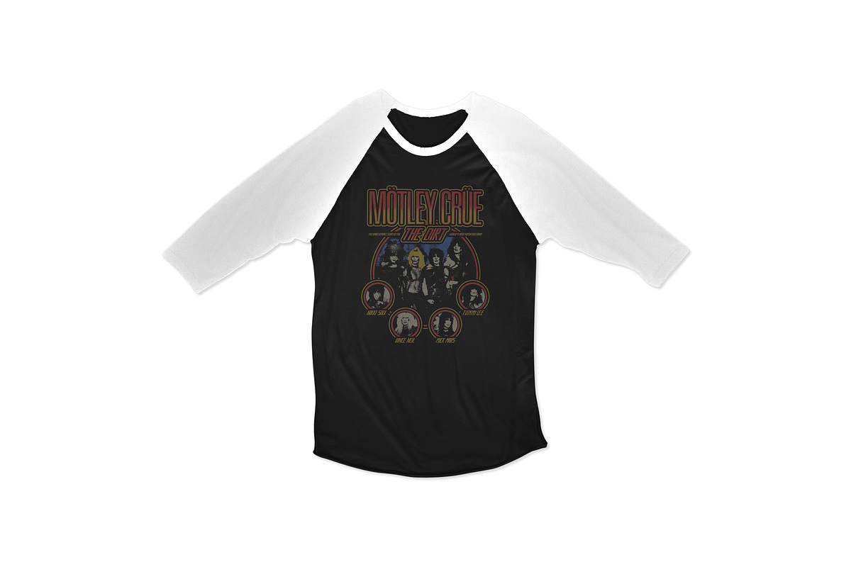 Raglan 3/4 Sleeve Shirt Mockups, a Shirt Mockup by Clint English (Photo 3 of 3)