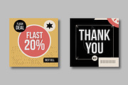 Black Friday Editable Social Media, a Social Media Template by MightyDesign (Thumbnail 5 of 8)