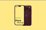iPhone 18 Pro Screen Mockup, an iPhone Mockup by Devators (Thumbnail 2 of 3)