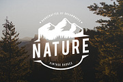 Vintage Nature Logo Badges, a Branding & Logo Template by dreamwaves (Thumbnail 1 of 3)