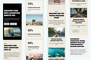 Travel Hub - Landing Page Template, a Websites & App Template by RPWDS (Thumbnail 3 of 3)
