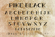 Pike Traditional Tattoo Font, a Serif Font by Aloha Bhava (Thumbnail 6 of 8)