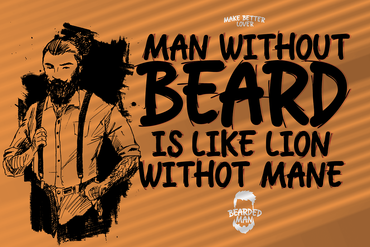 Brown Bear, a Handwritten Font by Linecreative (Photo 8 of 12)