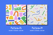 Colorful Pattern Set, a Pattern Graphic by Dedraw Studio (Thumbnail 3 of 14)