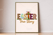 Crochet Easter True Story PNG, an Illustration by Canvas Craft (Thumbnail 4 of 6)