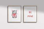 MOUSE clipart. Watercolor cute mice, an Animal Illustration by OlliArtDesign (Thumbnail 4 of 5)