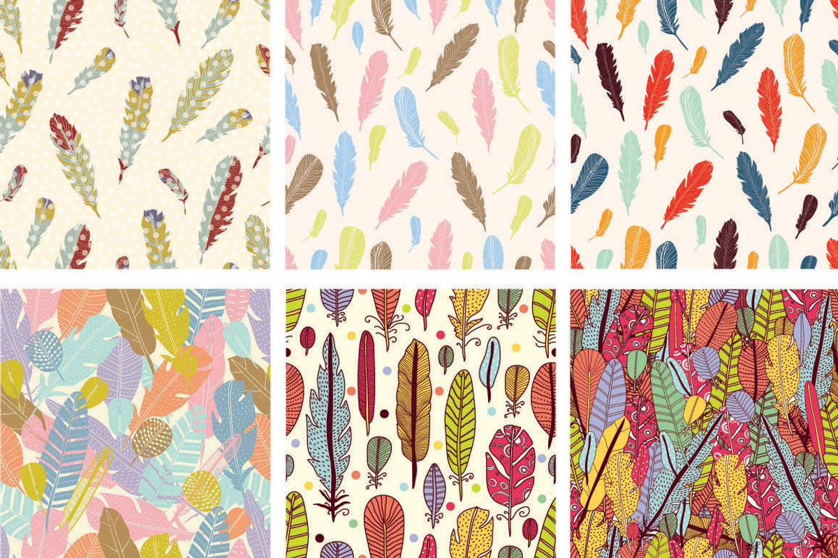 Colorful feathers. preview 4