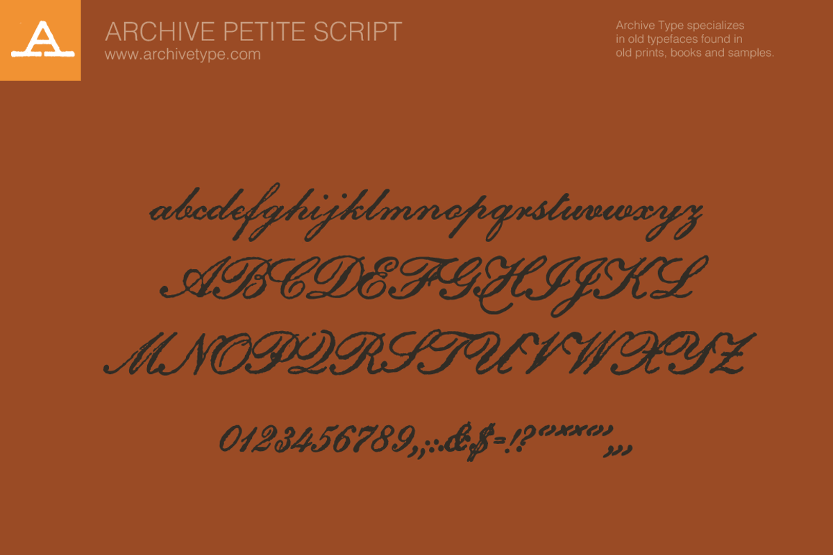 Archive Petite Script preview 3