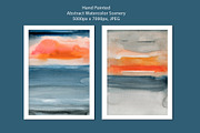 About Sunset, Watercolor Scenery, a Background Graphic by Marmoris.Arts (Thumbnail 5 of 17)