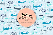 Vintage Aeroplanes, an Object Graphic by Ally Heart (Thumbnail 1 of 4)