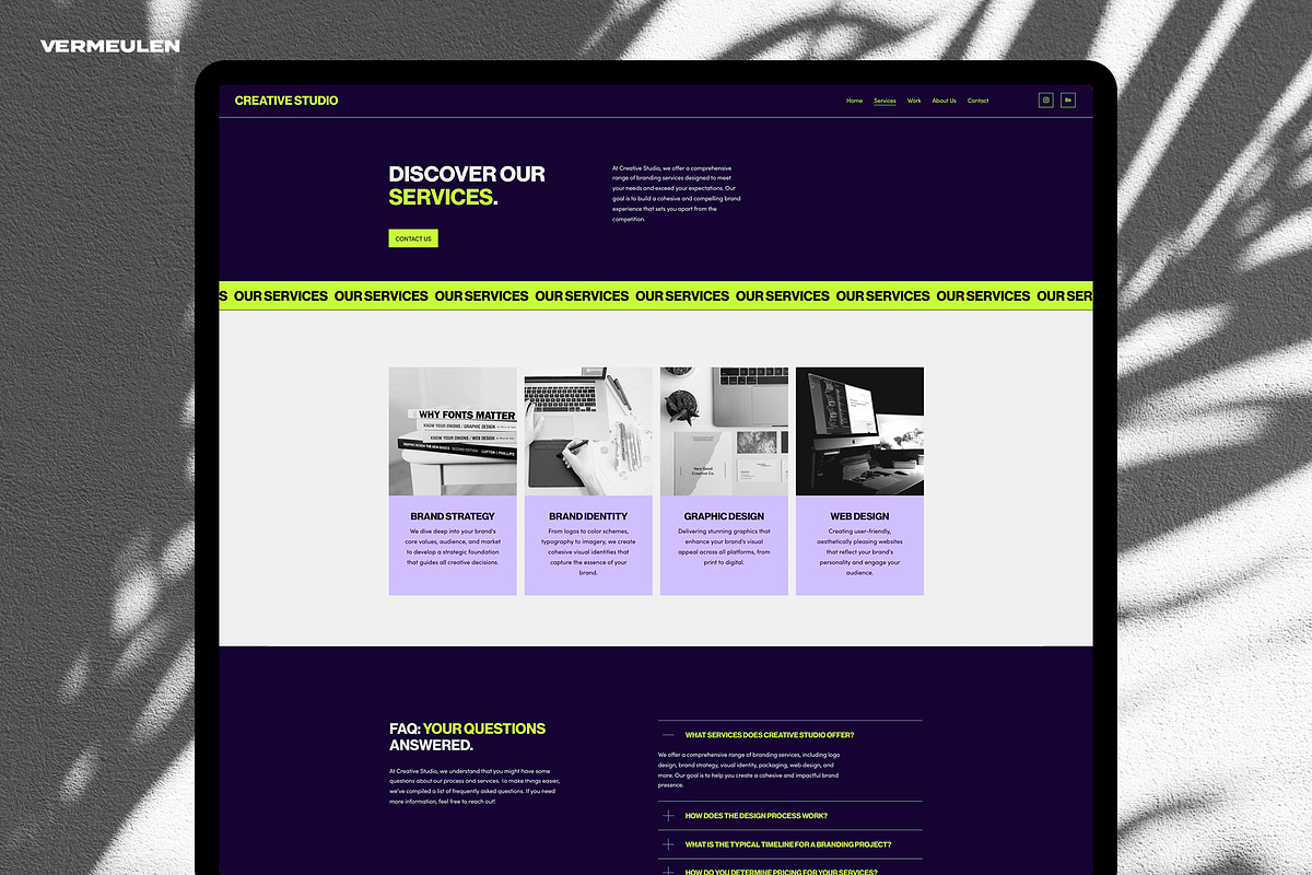 Squarespace Website Template | Bold, a Squarespace Template by Vermeulen Design Studio (Photo 6 of 8)