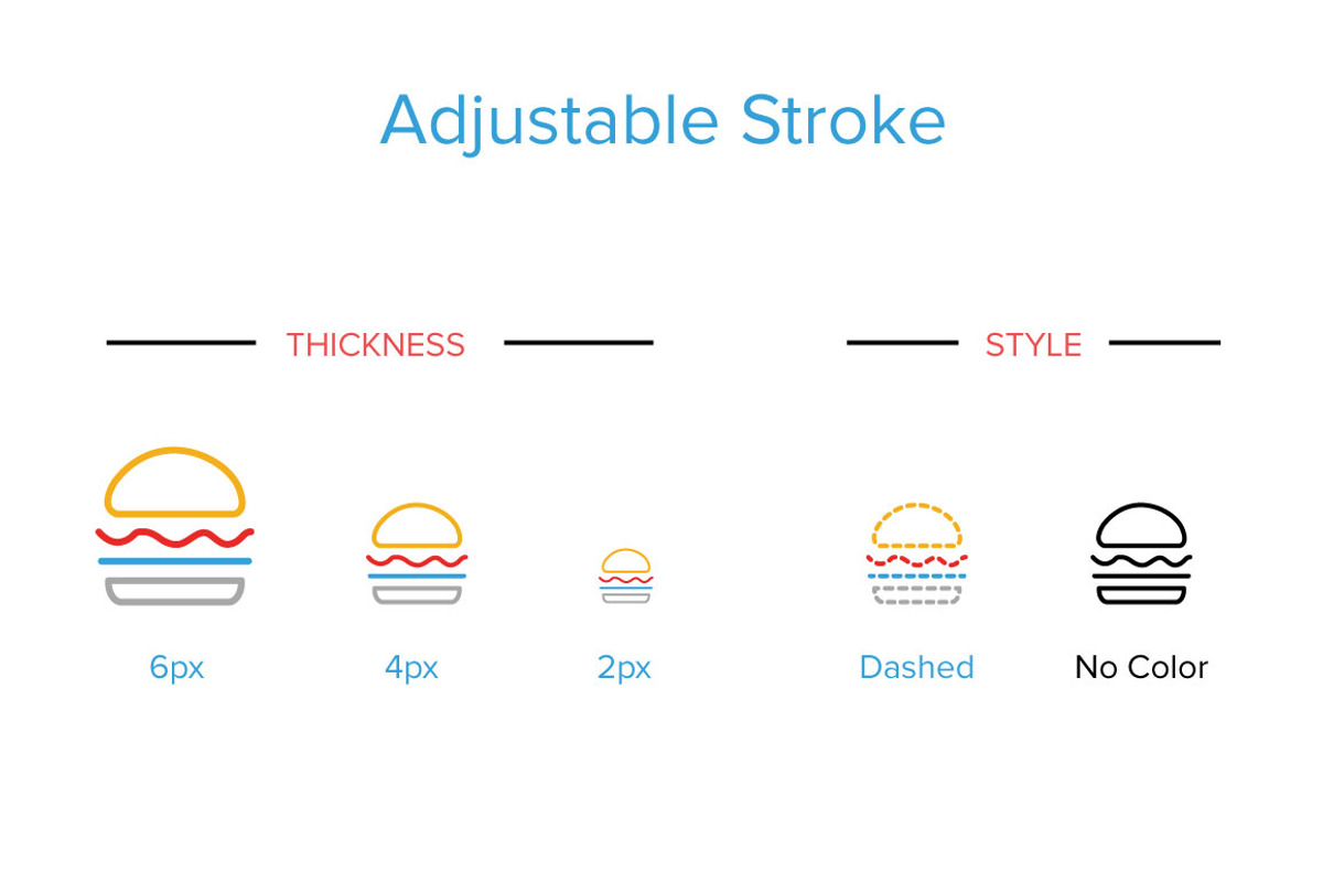 2600+ Colored Line Icons, an Outline Icon by Creative Stall (Photo 2 of 4)