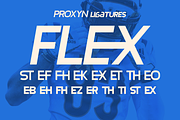 Proxyn - Sans Sport, a Sans Serif Font by Pandeka Studio (Thumbnail 8 of 10)